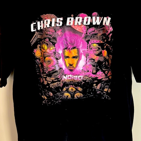 Chris Brown T-Shirt - EXCELLENT condition - Picture 3 of 4